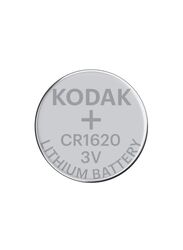 Kodak Max Lithium 3V Batteries Set, 5 Pieces CR1620, Silver