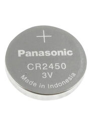 Panasonic 0.5 mAh Lithium Batteries Set, 5 Pieces, Silver
