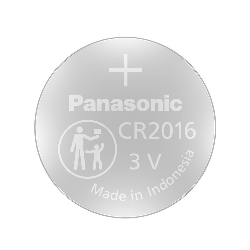 Panasonic CR2016 Lithium 3V Indonesia Batteries - 5 Pieces
