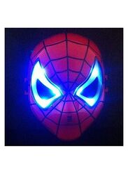 LED Glowing Hero Attack Spiderman Face Mask For Children, Ages 3+, Multicolour