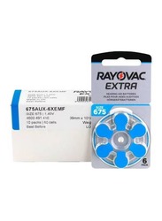 Rayovac 1.45V Extra Hearing Aid Batteries, 60 Piece, Blue