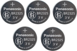 Panasonic BR2325 Lithium 3V Indonesia Batteries - 5 Pieces