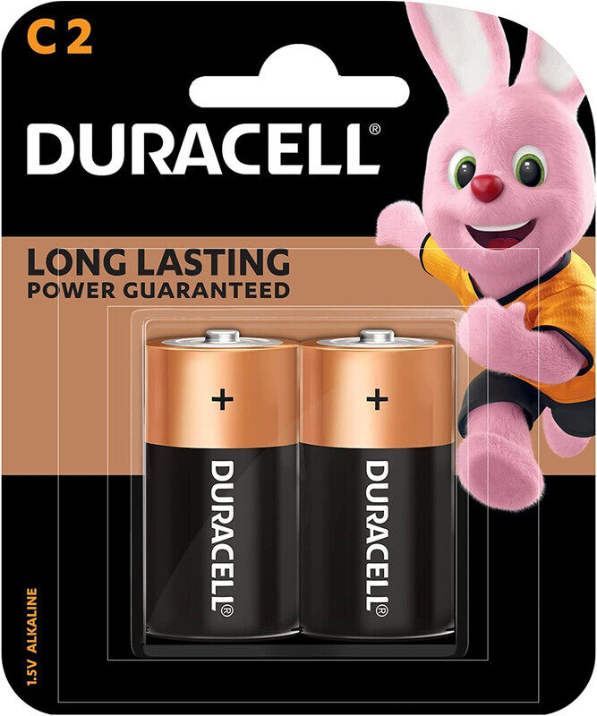 

Duracell C2 Long Lasting Power Guaranteed 1.5V Alkaline Batteries