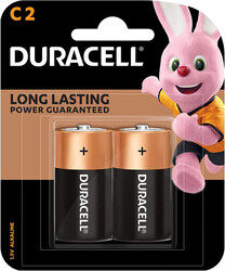 Duracell C2 Long Lasting Power 1.5V Alkaline Batteries