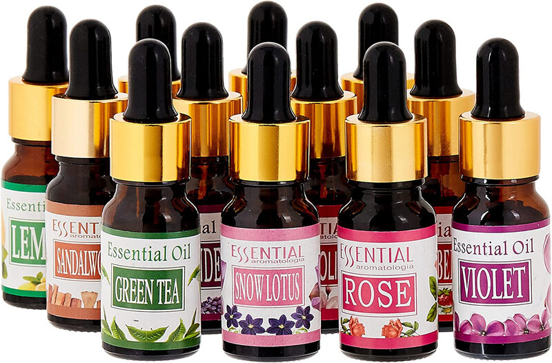 Water-Soluble Oil, Essential Oils For Aromatherapy 12 Kinds of Fragrance (10ML)