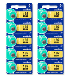 Murata AG3 LR41 (192) Alkaline 1.5V Japan Batteries - 10 Pieces