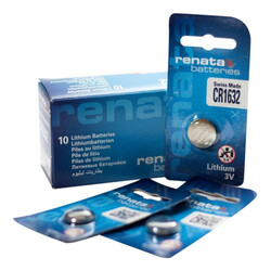 Renata CR1632 Swiss Made Lithium 3V Batteries - 10 Pieces