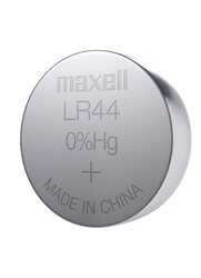 Maxell 100-Pieces (A76) LR44 AG13 Alkaline Button Cell Hg 0% 1.5V Batteries