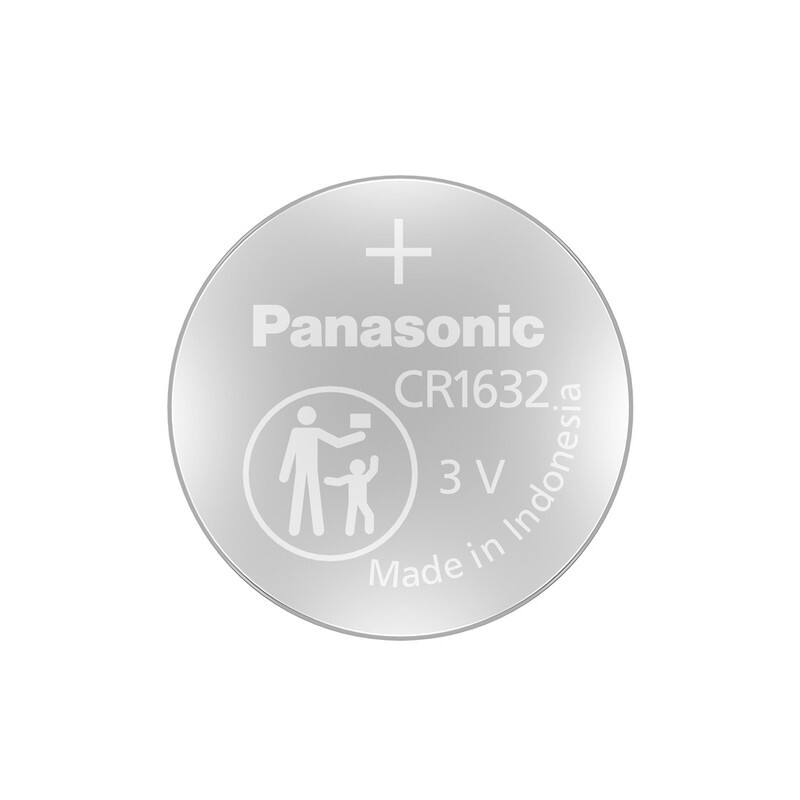 Panasonic CR1632 Lithium 3V Indonesia Batteries - 5 Pieces