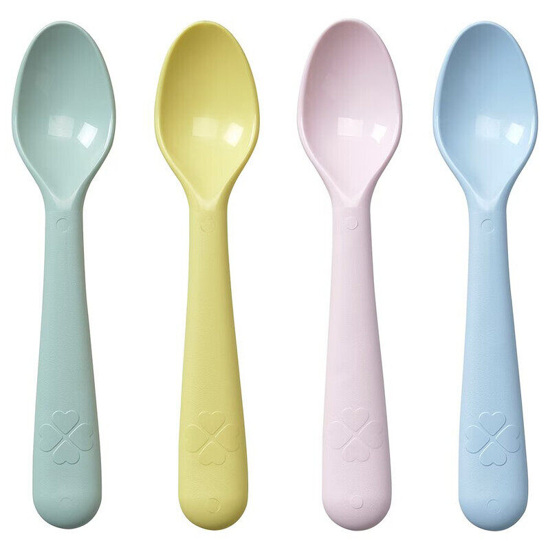 

Ikea Kalas Plastic Spoons Mixed Colours - 4 Pieces