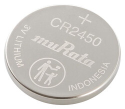 Murata CR2450 Lithium 3V Indonesia Batteries - 5 Pieces