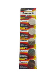 Panasonic Ampere Lithium Batteries, 5 Pieces, Silver