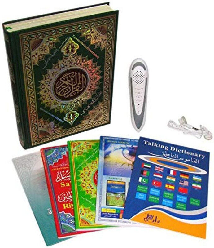 

Darul Qalam Word by Word (Big Size 24CM) Quran Reading Pen, Inside 10 Reciters Voices / 6 Languages With Additional 16 Books