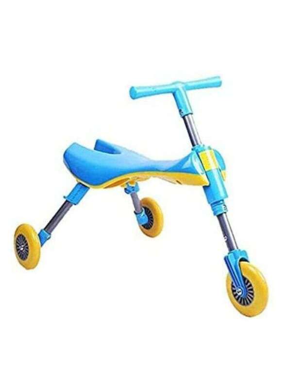 Foldable 3 Wheels Kids Scooter, 1-4 Years, Light Blue