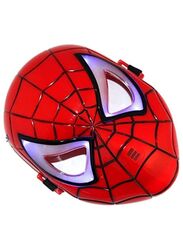 LED Glowing Hero Attack Spiderman Face Mask For Children, Ages 3+, Multicolour