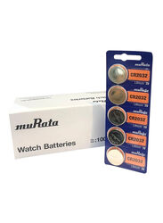 Murata Litium Cell Batteries Set, 100 Pieces, Silver