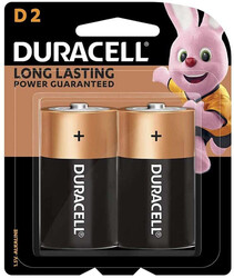 Duracell D2 Long Lasting Power Guaranteed 1.5V Alkaline Batteries