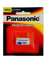 Panasonic 3V Battery, Cr2, White