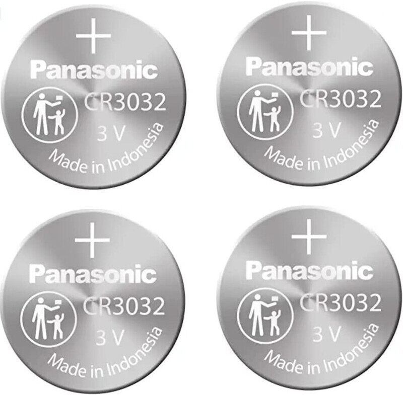

Panasonic CR3032 Lithium 3V Indonesia Batteries - 4 Pieces