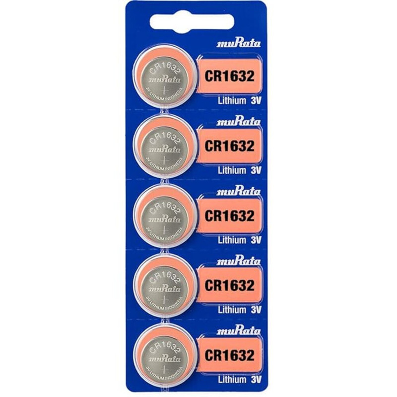 

Murata CR1632 Lithium 3V Japan Batteries - 5 Pieces