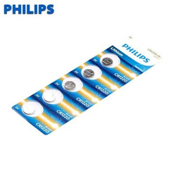 Philips CR1220 Lithium 3V Batteries - 5 Pieces