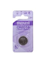 Maxell CR2016 3V Lithium Battery, Silver
