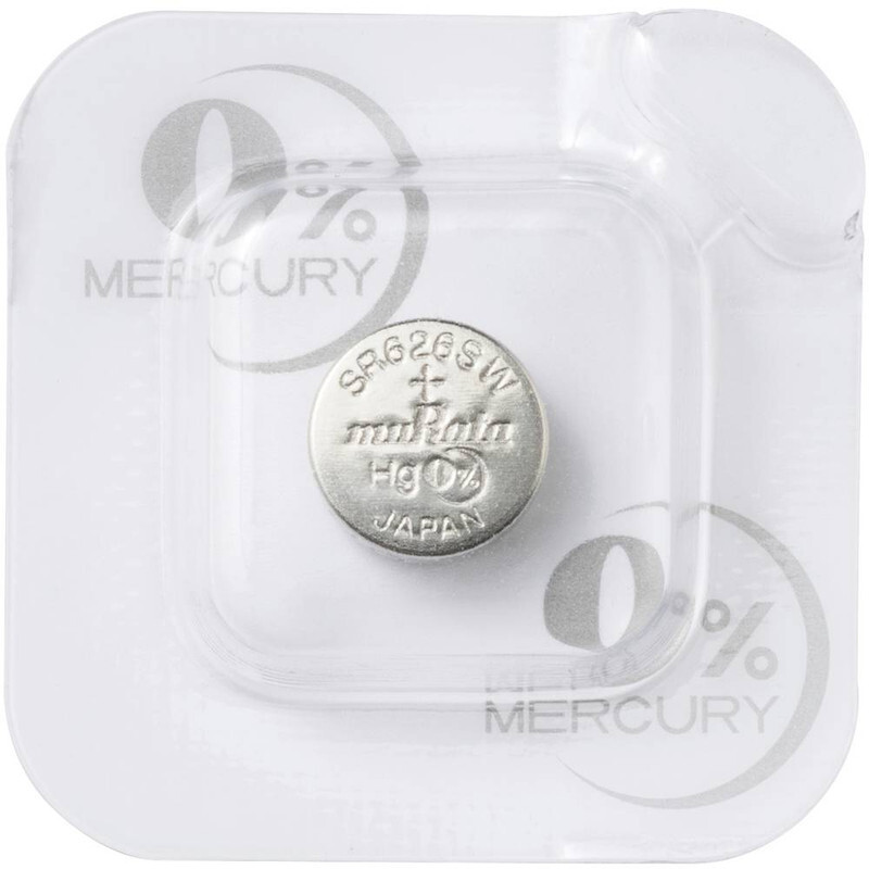 10-Pieces Murata 377 (SR626SW) 1.55V Silver Oxide 0% Hg Mercury Free Battery For Watches