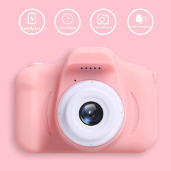 Mini Rechargeable 2.0 Inches (1080P) Photo/Video Camera For Kids,Suitable For Ages 3+ (Light Pink) - 8GB Memory Card Included