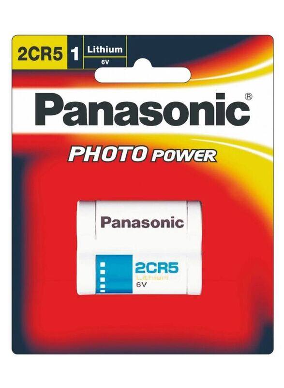 

Panasonic 2CR5 Photo Power 6V Lithium Battery, Silver