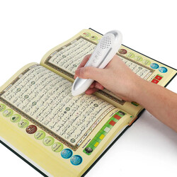 Word by Word (Big Size 24CM) Quran Reading Pen, Inside 10 Reciters Voices / 6 Languages With Additional 16 Books