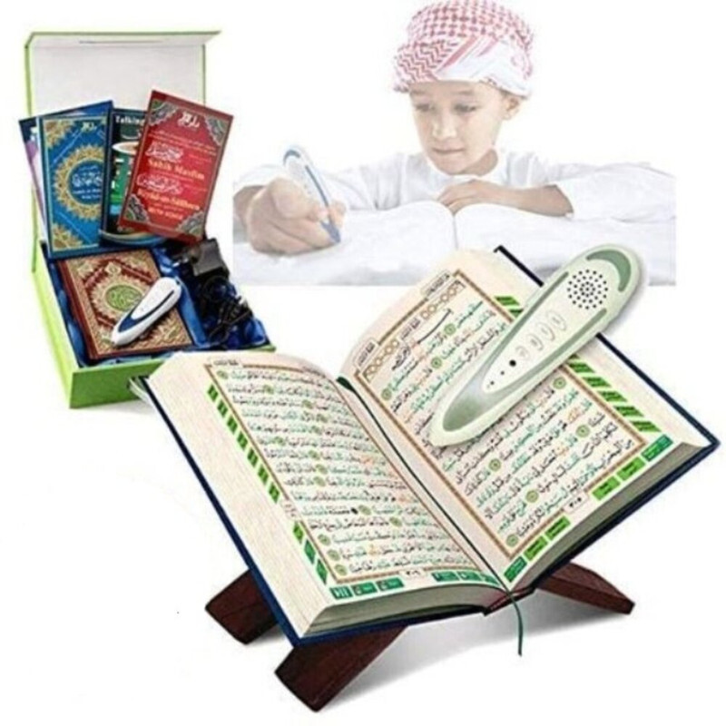 Darul Qalam Quran Reading Pen,Tajweed Qur'an (Colour Coded Uthmani Script),19CM Book Size, With Extra Books