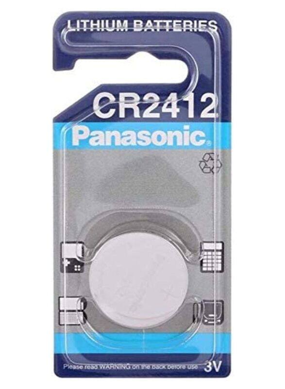 

Panasonic Lithium 3V Indonesia Battery, CR2412, Silver