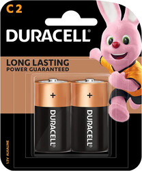 Duracell C2 Long Lasting Power Guaranteed 1.5V Alkaline Batteries