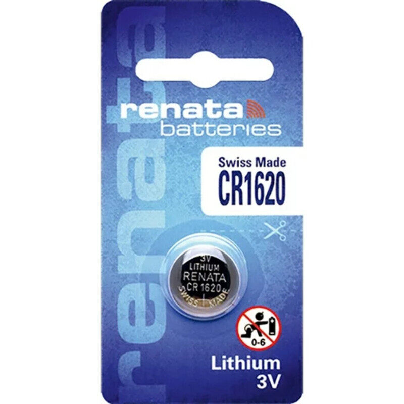 

Renata CR1620 Swiss Made Lithium 3V Battery - One Piece