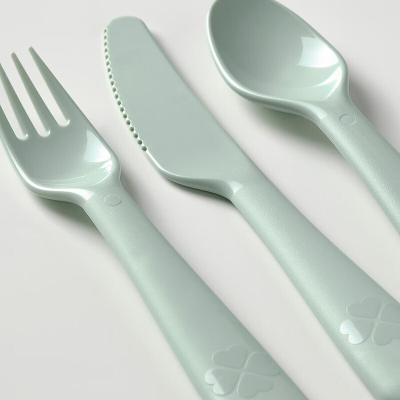 Kalas Plastic Cutlery Set Mixed Colours - 18 Pieces