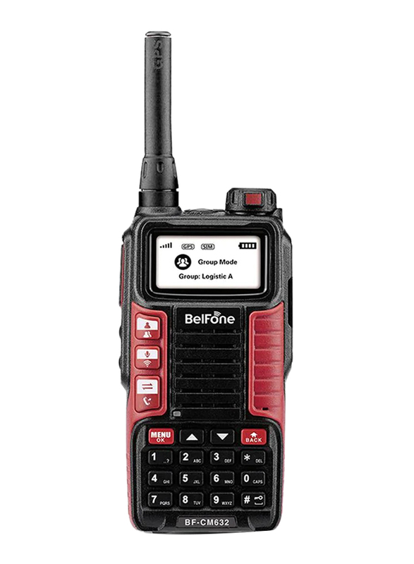 Belfone Global System Mobile Communication Two Way Radio Gsm Transceiver Walkie Talkies, BF-CM632, Red