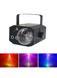 Crony 16 Patterned RGB Led Laser Magic Ball Light Projector with Remote Control, Multicolour