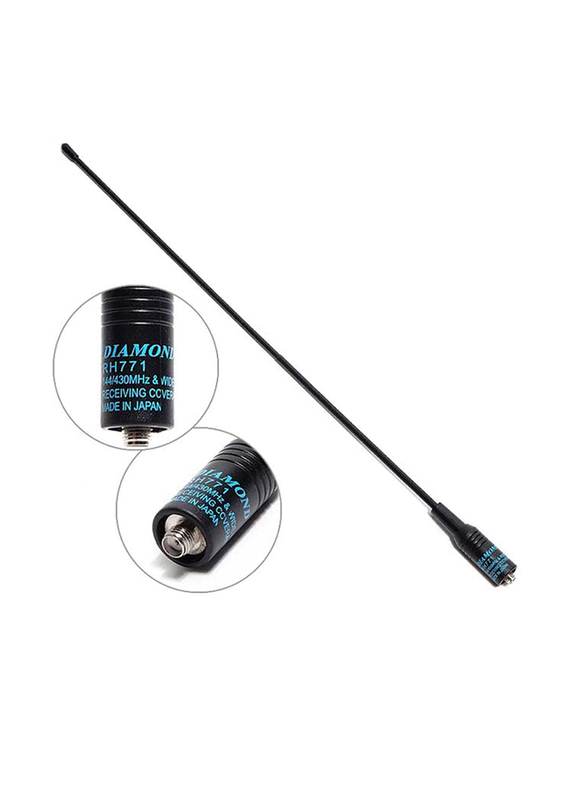 Crony Rh-771 Sma-Female 144/430Mhz Dual Band Flexible Antenna Rh 771 For Walkie Talkie Baofeng Tyt Wouxun Two Way Radio