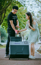 Crony Cx50 Car Refrigerator 50L Lithium Battary Truck Portable Freezer Cooler Ac/Dc Compressor Fridge