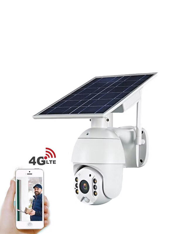 

Crony RBX-S10 Low Power 4G Solar Surveillance Camera, White