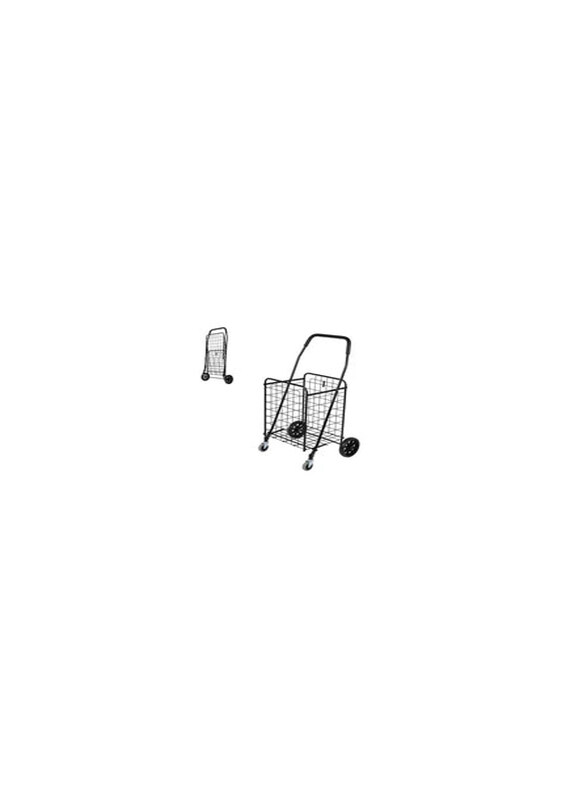 

Crony SC-106B Grocery Shopping Cart with Swivel Wheels, Chrome
