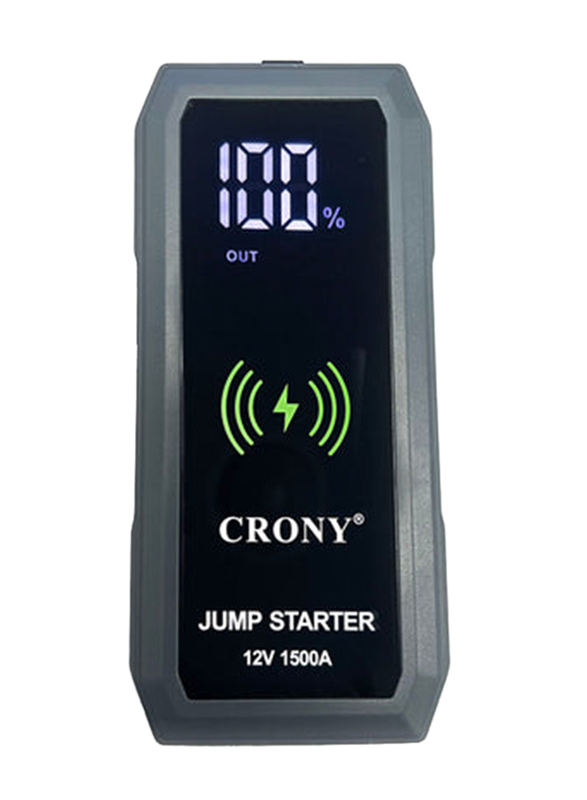 Crony S606 Super Jumper Starter 12V Auto Car Battery Portable Jump Starter Power Station With Wireless Charging Function