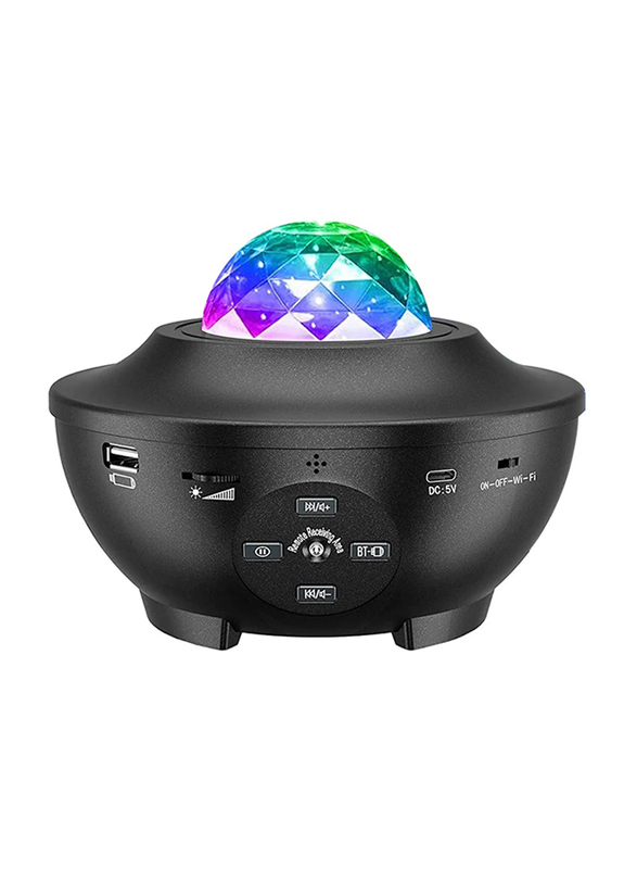 Crony YK-1 Star Lights Galaxy Projector with LED Nebula Cloud & Bluetooth Music Speaker, Multicolour