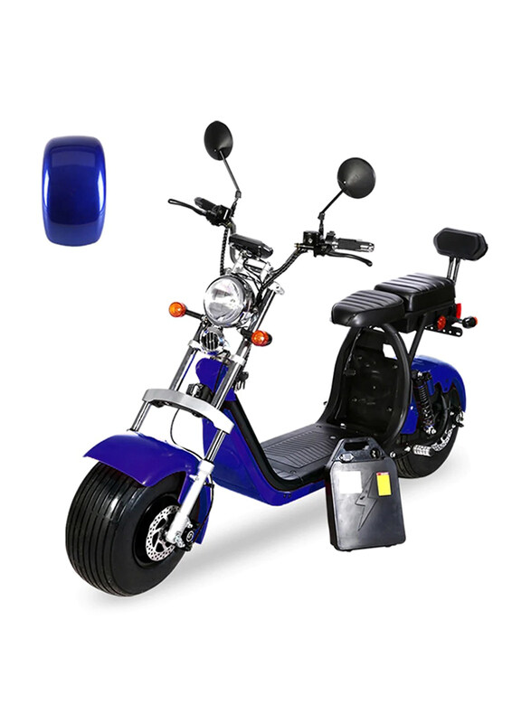 

Crony Harley High Speed Double Seat Electric Motorcycle, 12 Inch, G-029 3000W, Blue