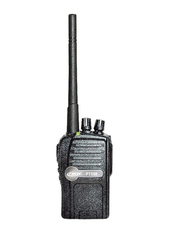 

Crony 5-15 Km Portable Two Way Radio Professional Walkie Talkies, PT558, Black