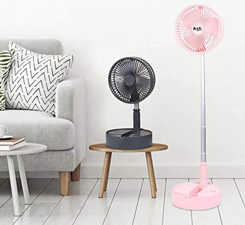 

Crony Telescopic Speaker Fan with Aroma Fragrance Diffuser Portable, Pink