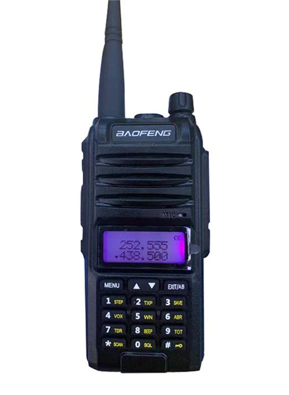 Baofeng 5-15 Km Portable Radio Dust Cold Waterproof Radio Plus Walkie Talkie, Black