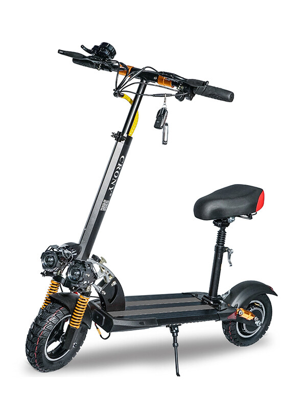 

Crony V10+ Tire High Configuration Electric Scooter, Black