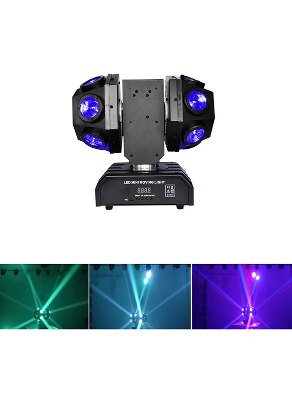 

Crony Super Beam Moving LED Head Light, Multicolour