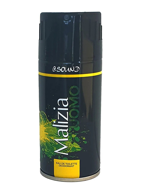 Malizia Uomo Sound Deodorant Spray for Him, 150ml